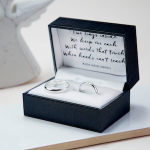 Personalized 5mm Sterling Silver Promise Rings
