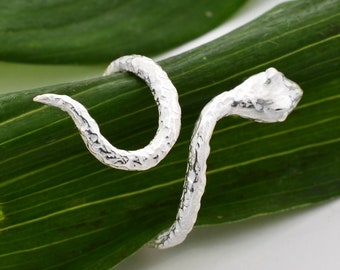 Anneau de serpent d’argent sterling