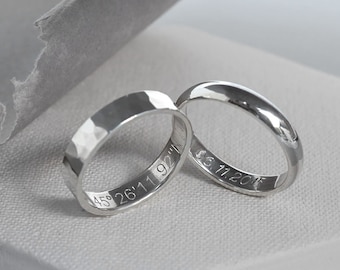 The Sterling Silver 4mm Secret Message Ring