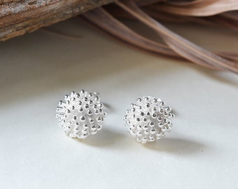 Sterling Silver Cluster Stud Earrings