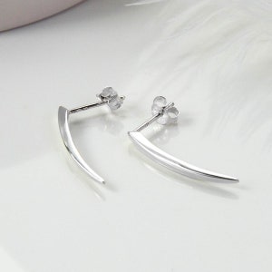 Sterling Silver Elegant Stud Earrings