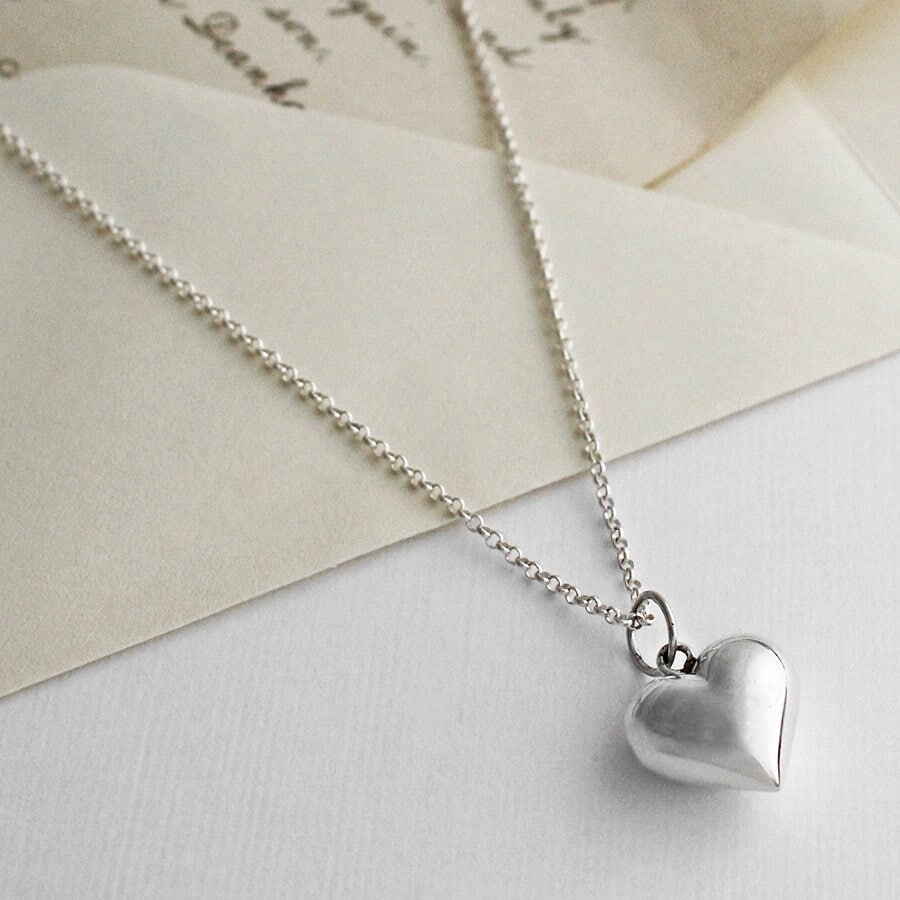 ◆ENGBROX◆ silver925 sweet heart necklace Sweet Heart Pendant Necklace - Etsy