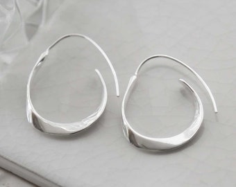 Sterling Silver Bold Loop Hoops