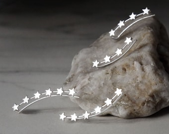 Orecchini a forma di stella in argento sterling