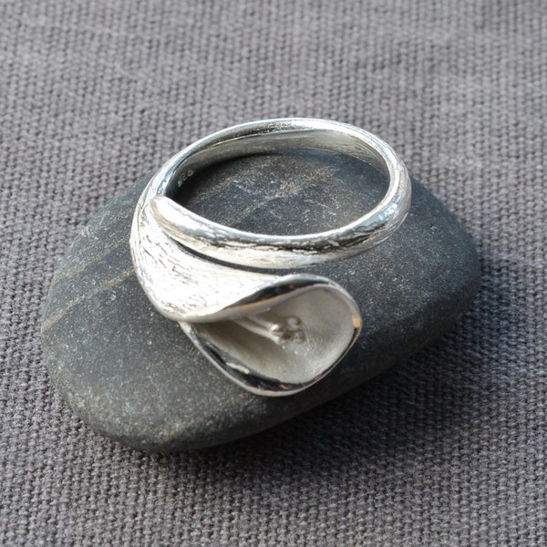 Sterling Silver Calla Lily Ring