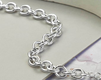 Sterling Silver Belcher Link Bracelet