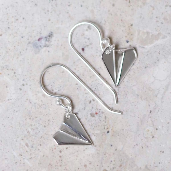 Orecchini a Cerchio in Argento Sterling Minimalista con Aeroplano, Gioielli da Viaggio per Hostess di Volo, Regalo per Amanti dell'Aviazione| Alibaba. com