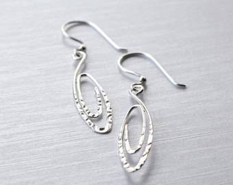 Sterling Silber Urban Spiral Ohrringe