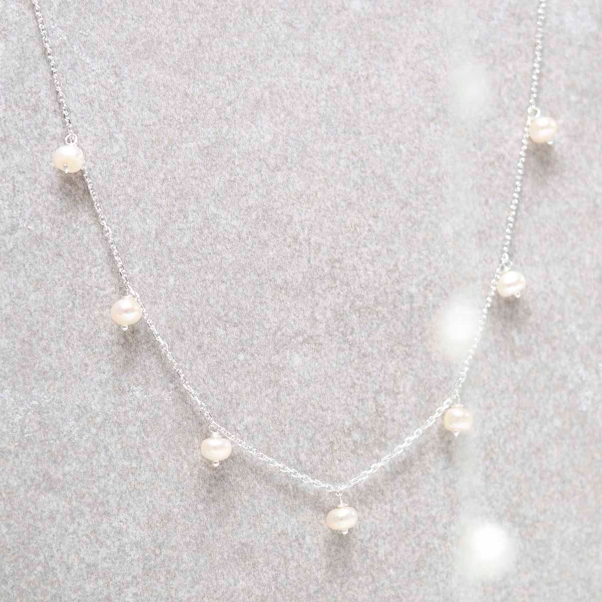 ◆STONEHENgE◆ silver pearl necklace SC1782 StoneHenge Silver Pearl Necklace SC1670 Silver925 Rose Gold