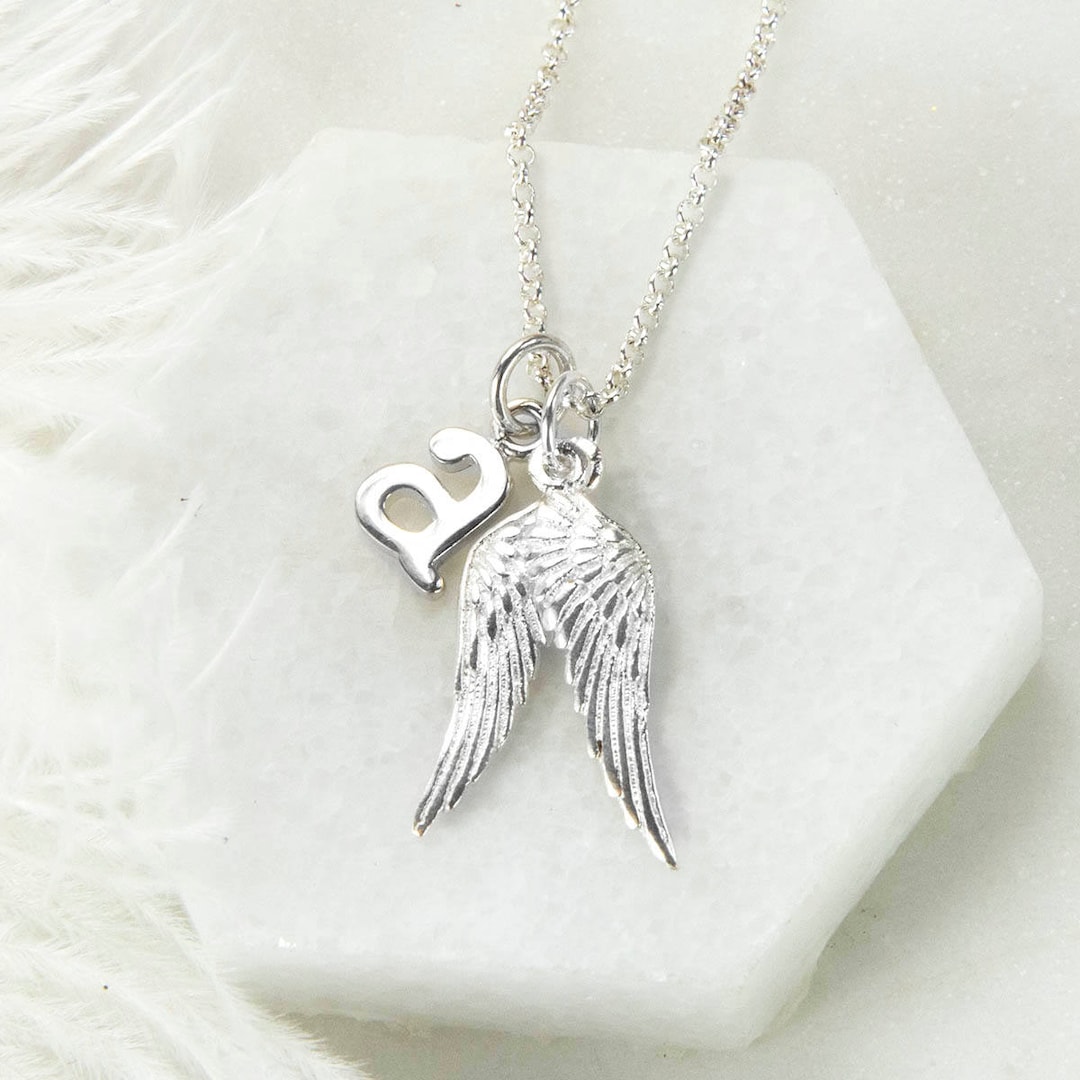 Buy Praavy 925 Sterling Silver Angel Wings Necklace Plated In Rose Gold  (P19n0419) Online