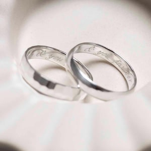 The Sterling Silver 4mm Secret Message Ring