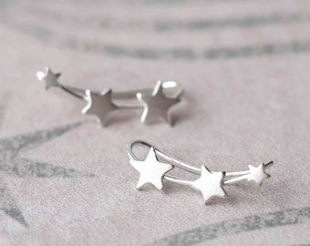 Sterling Silver Constellation Ear Climbers