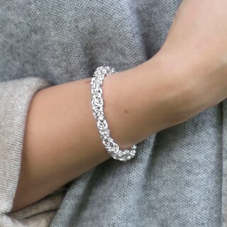 Bracciale Donna Argento 925 Con Scritta Tedesca "An Die Beste Mama" - Regalo Per Madre, Figlia, Moglie