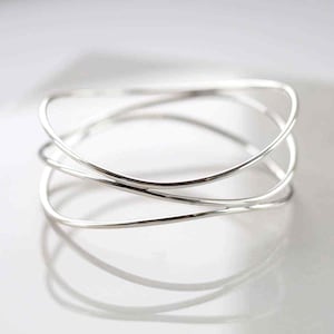 Sterling Silver Wire Bangle