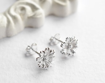 Sterling Zilveren Cosmos Flower Studs