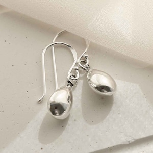 Sterling Silver Teardrop Dangly Earrings image 3