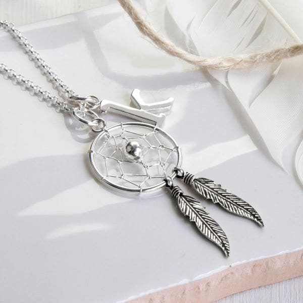 Collier personnalisé Sterling Silver Dream Catcher