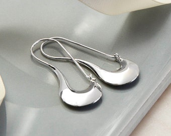 Sterling Silver Liquid Curl Earrings