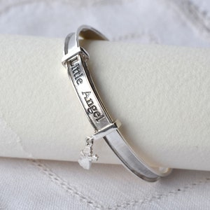 Sterling Silver Little Angel Bangle