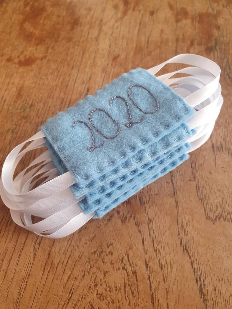 Fake Face Mask 2020 hanging decoration for Christmas tree Etsy