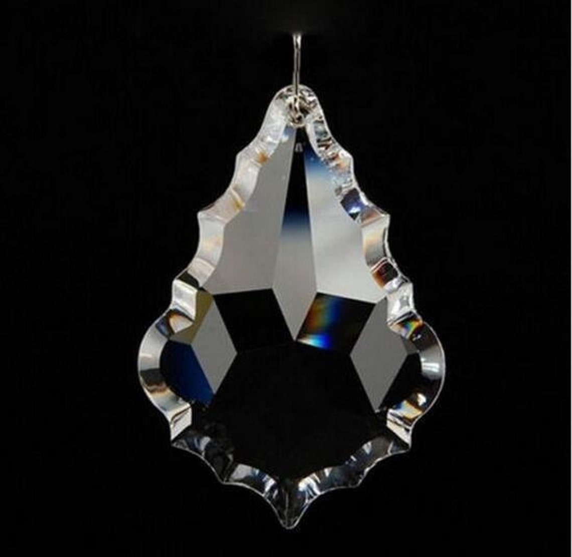Chandelier Crystal Replacement Leaf Part Decor Etsy