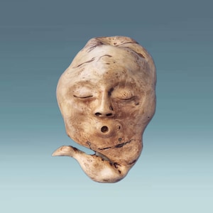 Decorative wooden mask, wooden mask, wall mask, face mask, wall decor, wooden masks, handmade mask, woodworking, unique mask, small mask