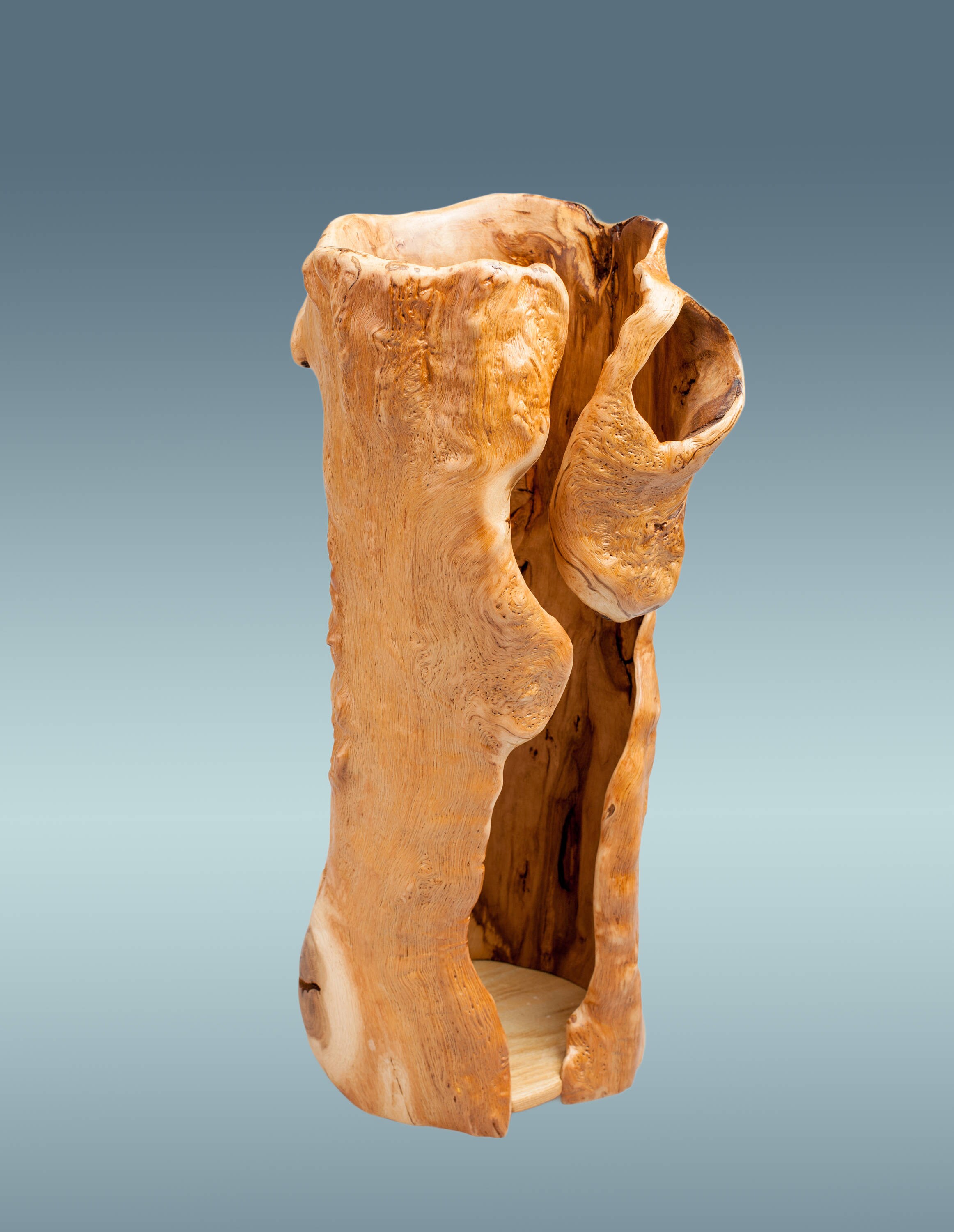 Wood vase Wooden vase natural wood vase Decorative wooden