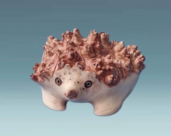 Igel aus Holz, handgefertigtes Holztier, Igel-Dekor, Igelfigur aus Holz, umweltfreundlicher Igel, Igelgeschenk, Waldfigur