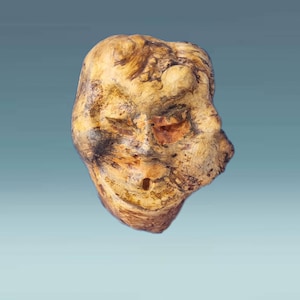 Wooden mask, wall mask, wooden decor, handmade wooden mask, carved wooden mask
