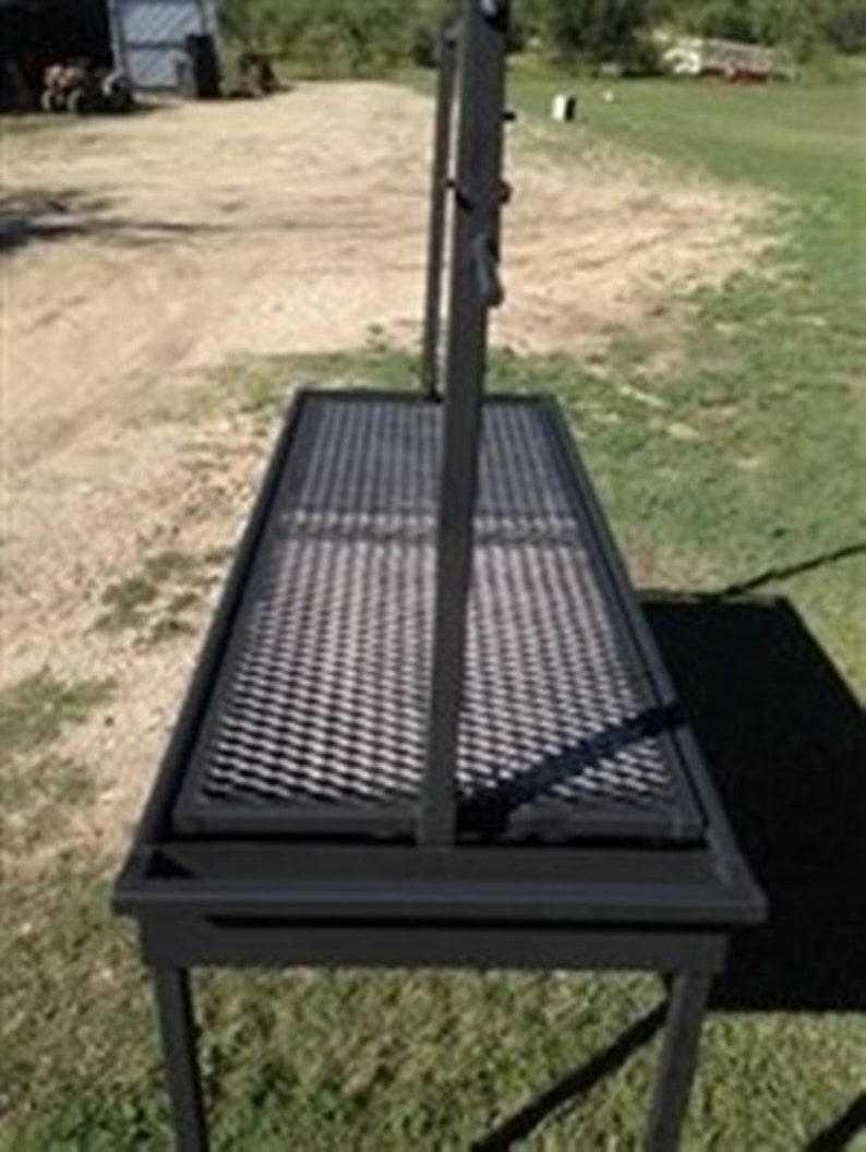 Portable Charcoal Catering Grill With Adjustable Grill Grate Etsy