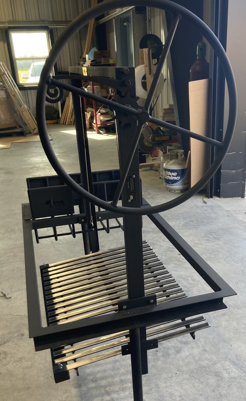 Masonry BBQ Grill Kit With Side Brasero and Flange Free Etsy