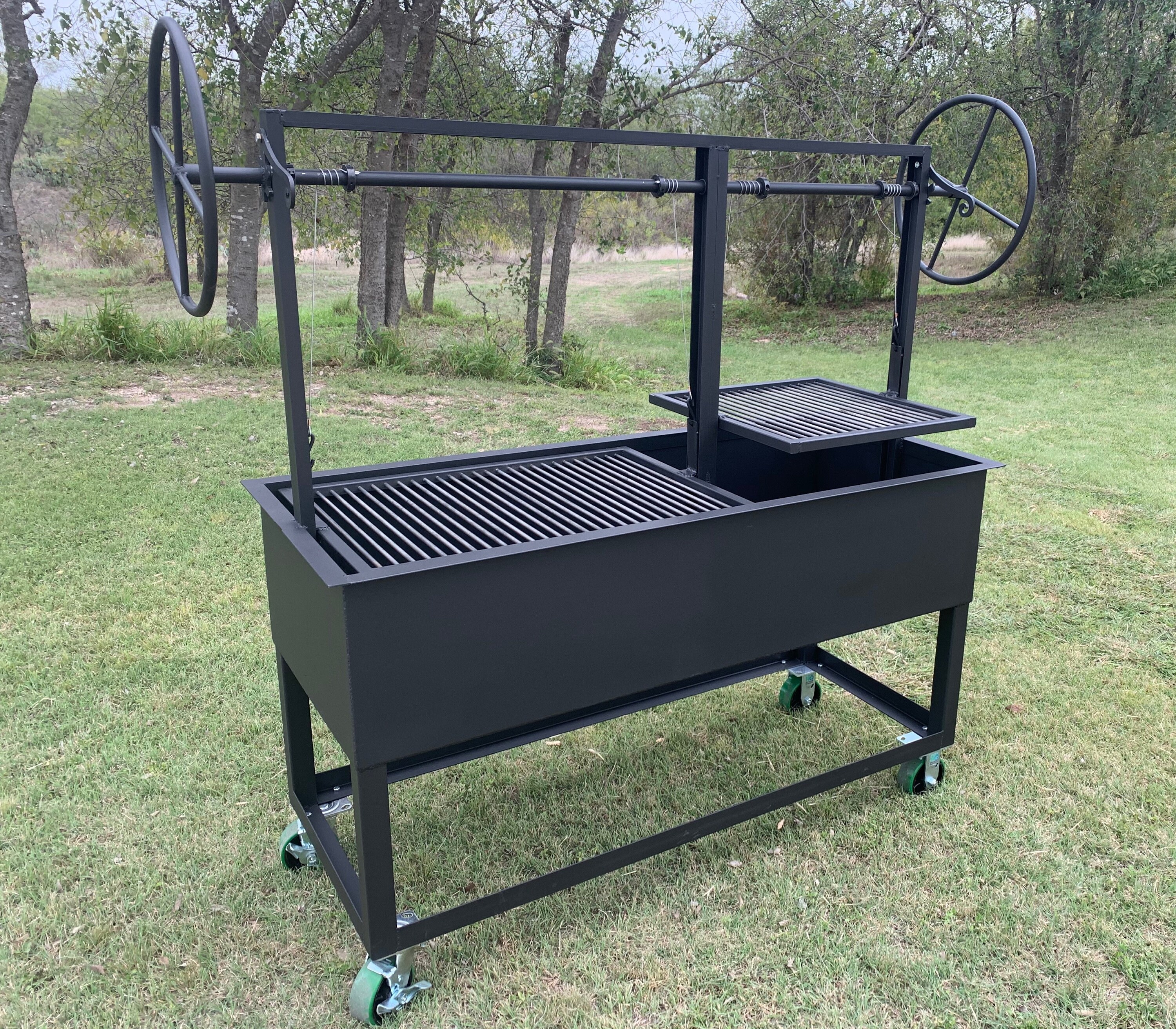 4'x3' Santa Maria Trailer BBQ Grill