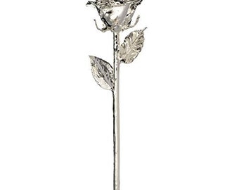 Forever Rose, a Genuine, One of a Kind, Real Rose, Hand Dipped in Pure Silver to Last a Lifetime