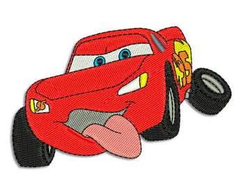 Lightning Mcqueen Embroidery design - Machine embroidery design
