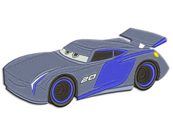 Based on Cars story Jackson Storm Embroidery design - Machine embroidery design