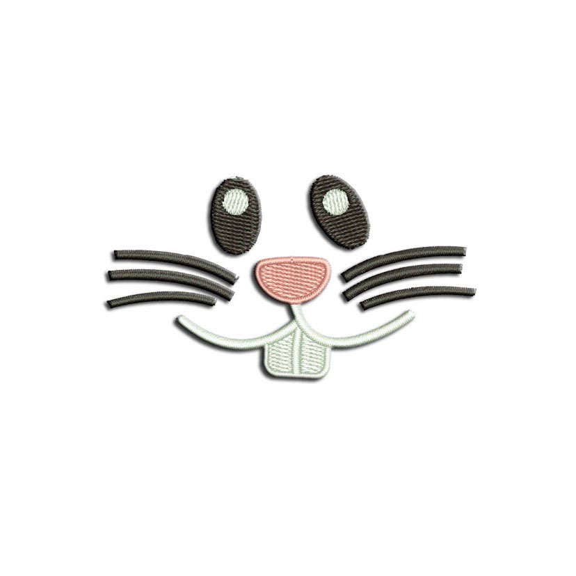 Bunny embroidery design rabbit machine embroidery design  etsy