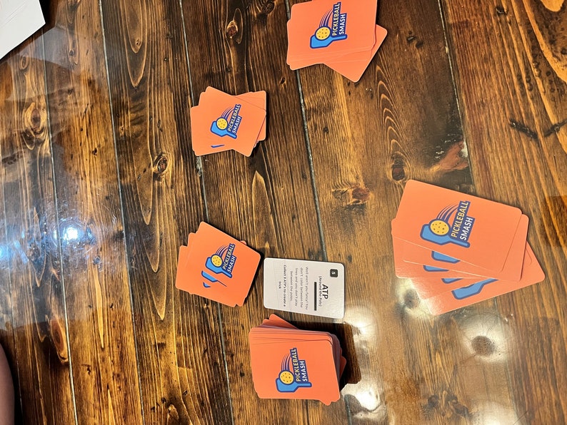 Pickleball Smash Card Game Etsy