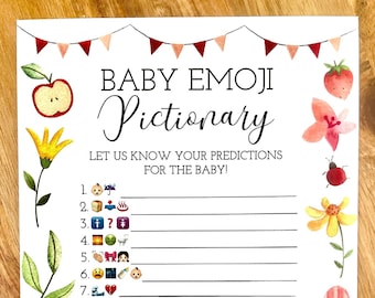 Paquete de juegos para baby shower de picnic de verano: 6 juegos imprimibles (PDF)