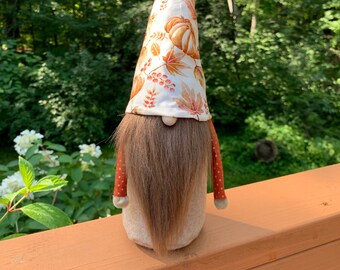 Scandinavian Autumn Pumpkin Gnome Fall Boy Gnome Nisse Tomte Decor Scandinavian Gnomes Nisse Tomte Holiday