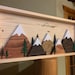 The Original Framed Seek Adventure 3D Trees & Mountain Range Wall Art Cabin Decor Rustic Home Decoration Hiking Biking Snowboarding Skiing
