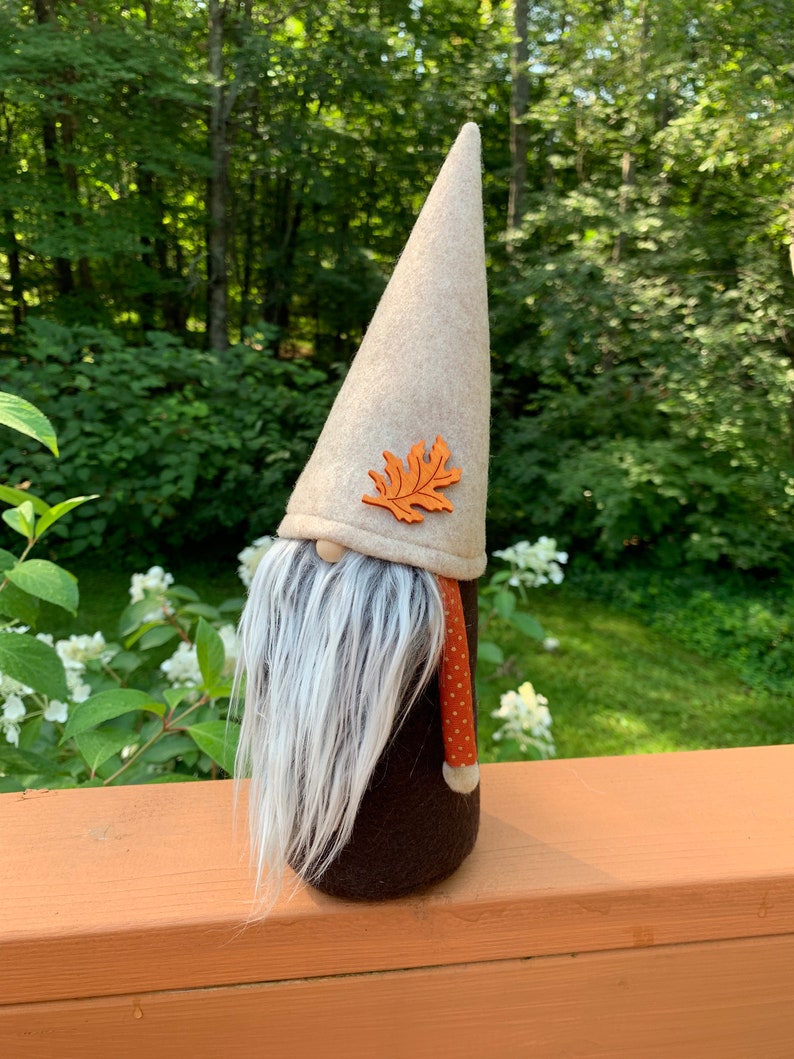 Scandinavian Autumn Leaf Gnome Fall Boy Gnome Nisse Tomte Etsy