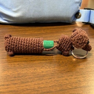Dachshund Chapstick Holder Crochet Pattern