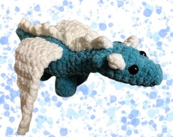 Beignet el Dragón / Patrón de Ganchillo Amigurumi / Dragón de Peluche / Patrón de Ganchillo Lindo / Patrón de Ganchillo Principiante