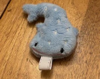 ITH Whale Shark Embroidery Charm Pattern | Keychain Plush In The Hoop | ITH Digital Pattern
