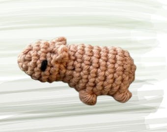 No Sew Capybara Crochet Pattern
