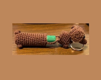 Dackel Halstuch Halstuch Häkelanleitung | Amigurumi Häkelanleitung | PDF digitale Datei Sofort-Download | niedlichen Dackel