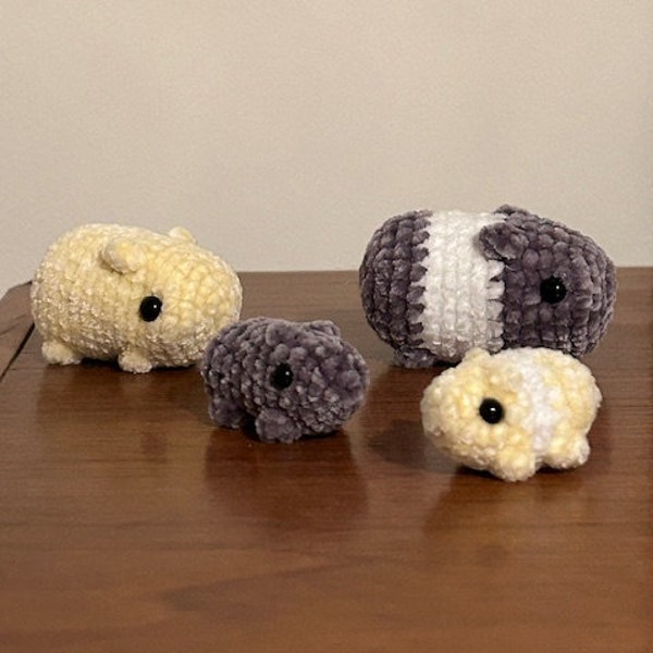 Guinea Pig Family Crochet Pattern