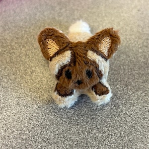 ITH Painted Dog | Plush In The Hoop | Digital Pattern | Embroidery Machine File
