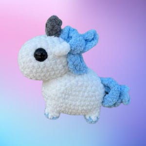 Haakpatroon mollig eenhoorn | Haakpatroon Amigurumi | Pluche eenhoorn | Leuk haakpatroon | Haakpatroon beginner