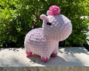Erdbeer Capybara Häkelanleitung | Häkelanleitung Amigurumi | Capybara Plüsch | Niedliches Häkelmuster | Häkelanleitung für Anfänger